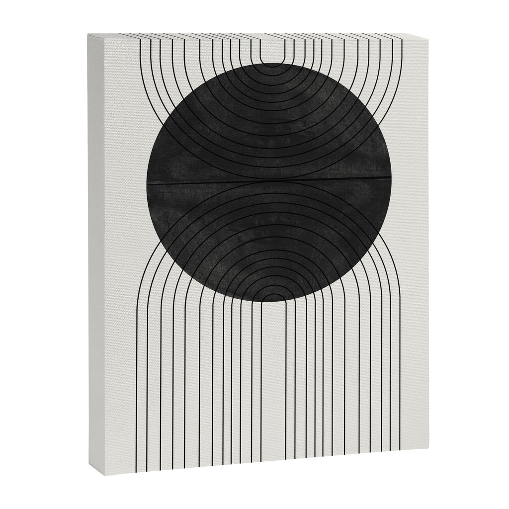 Line Art and Circle Canvas Print Gallery Image 6
