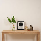Line Art and Circle Framed Canvas Print Gallery Image 4
