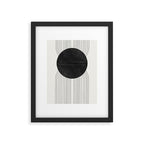 Line Art and Circle Framed Art Print Gallery Image 5