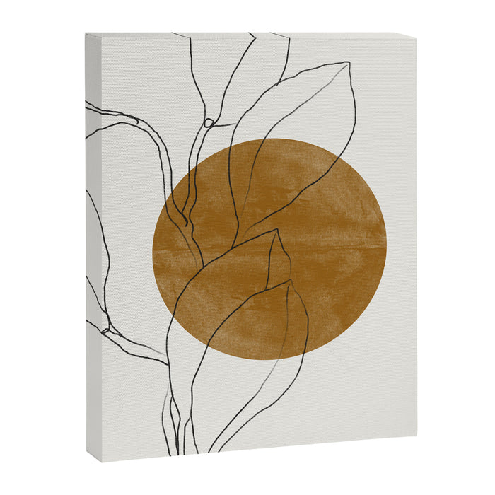 Line Art Home Plant Canvas Print Gallery Image 1
