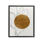 Line Art Home Plant Framed Canvas Print Gallery Image 6