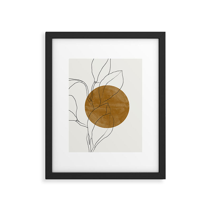 Line Art Home Plant Framed Art Print Gallery Image 5
