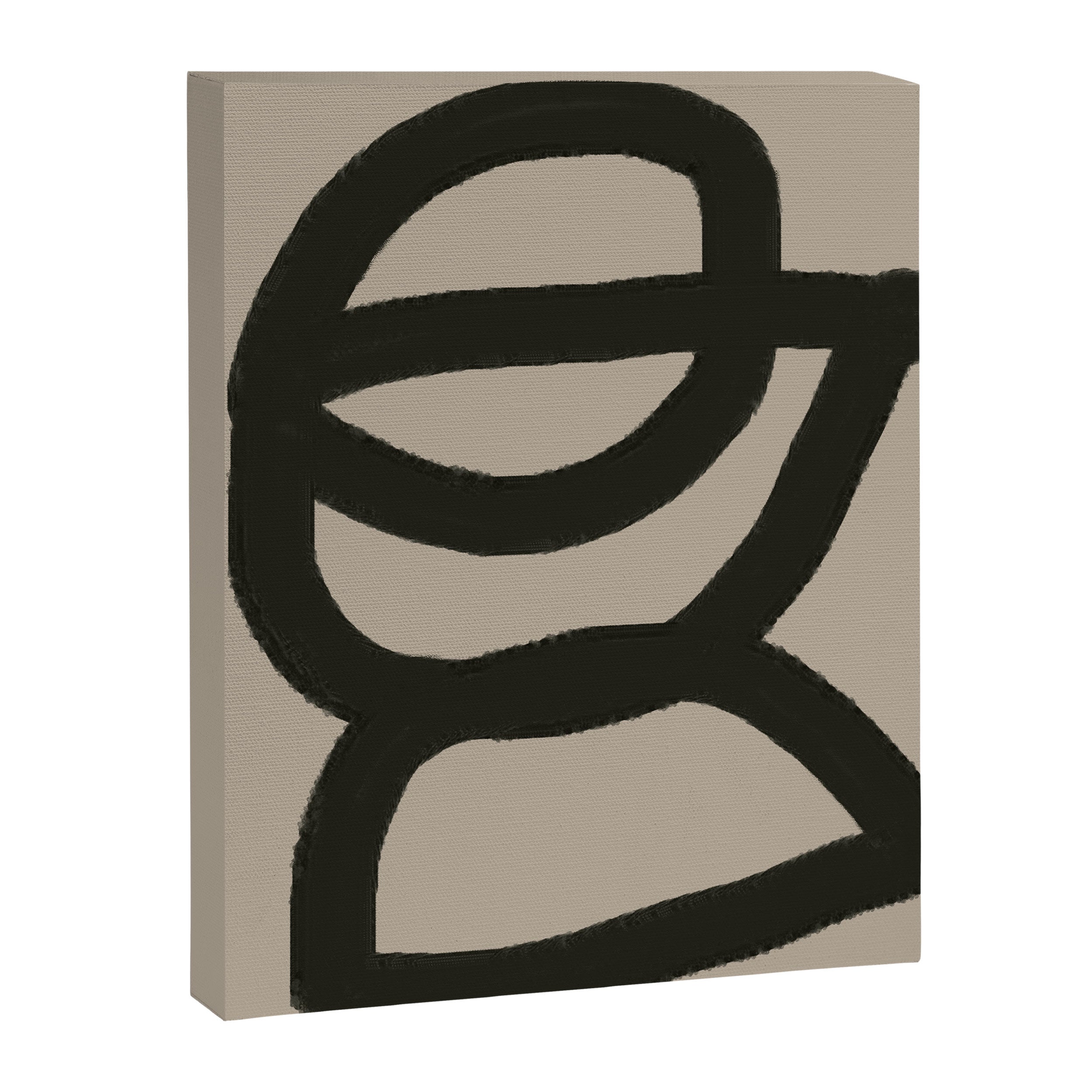 Line Art Modern Shape Graphic Canvas Print Gallery Image 6