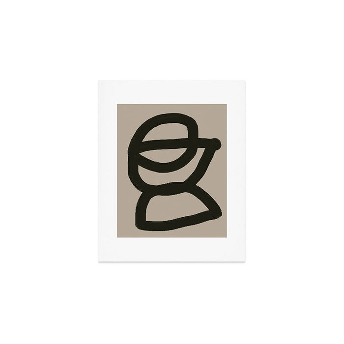 Line Art Modern Shape Graphic Art Print Gallery Image 1