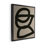 Line Art Modern Shape Graphic Framed Canvas Print Gallery Image 2