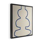 Line Art Study Shape Vase No.8 Framed Canvas Print Gallery Image 2
