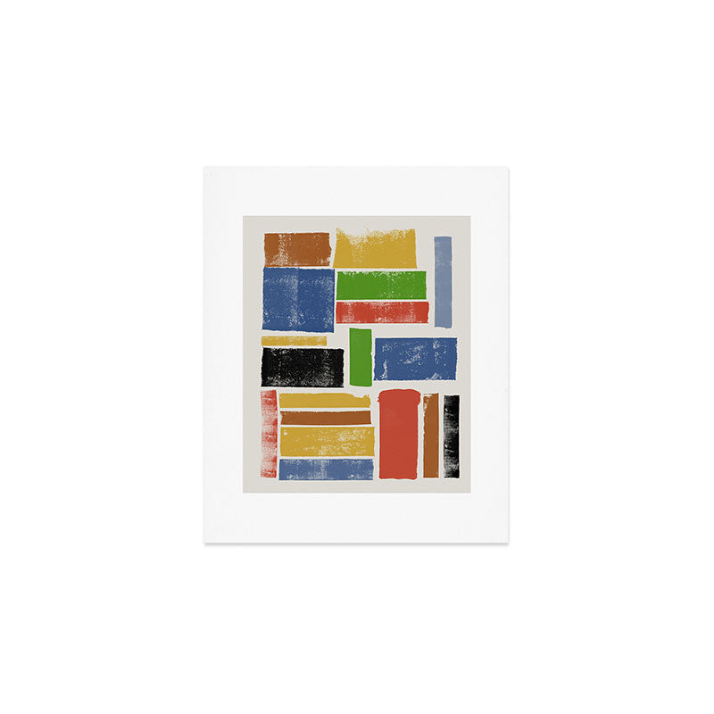 Lino Cut Balance Art Print Gallery Image 1