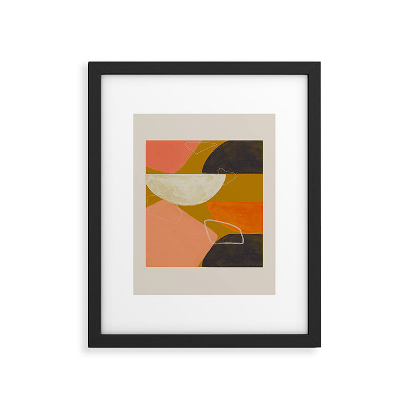 Mid Century Abstract  Framed Art Print Gallery Image 5