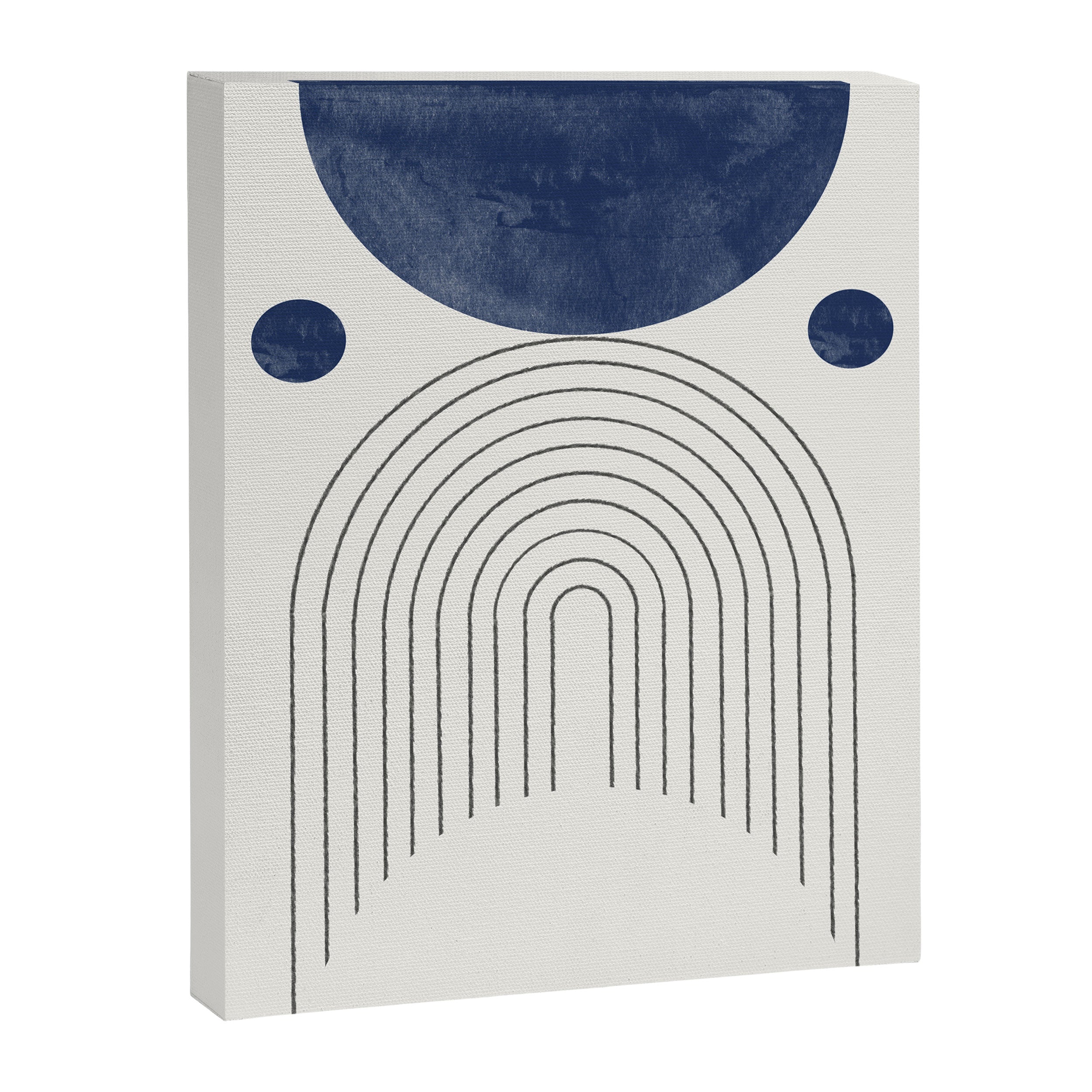 Mid Century Modern Arch & Moon Canvas Print Gallery Image 6