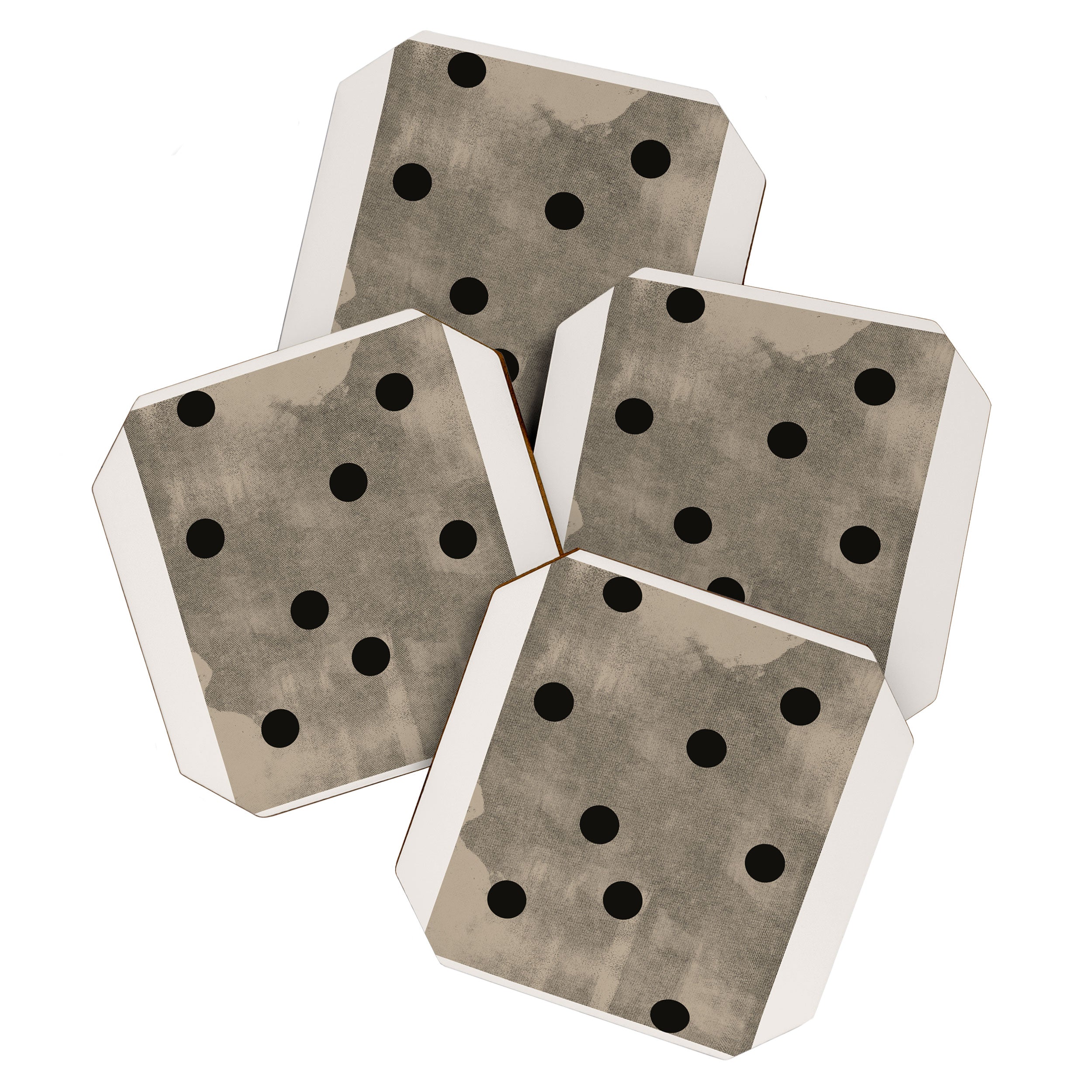 Mid Century Modern Dots Coaster Gallery Image 1