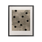 Mid Century Modern Dots Framed Canvas Print Gallery Image 6