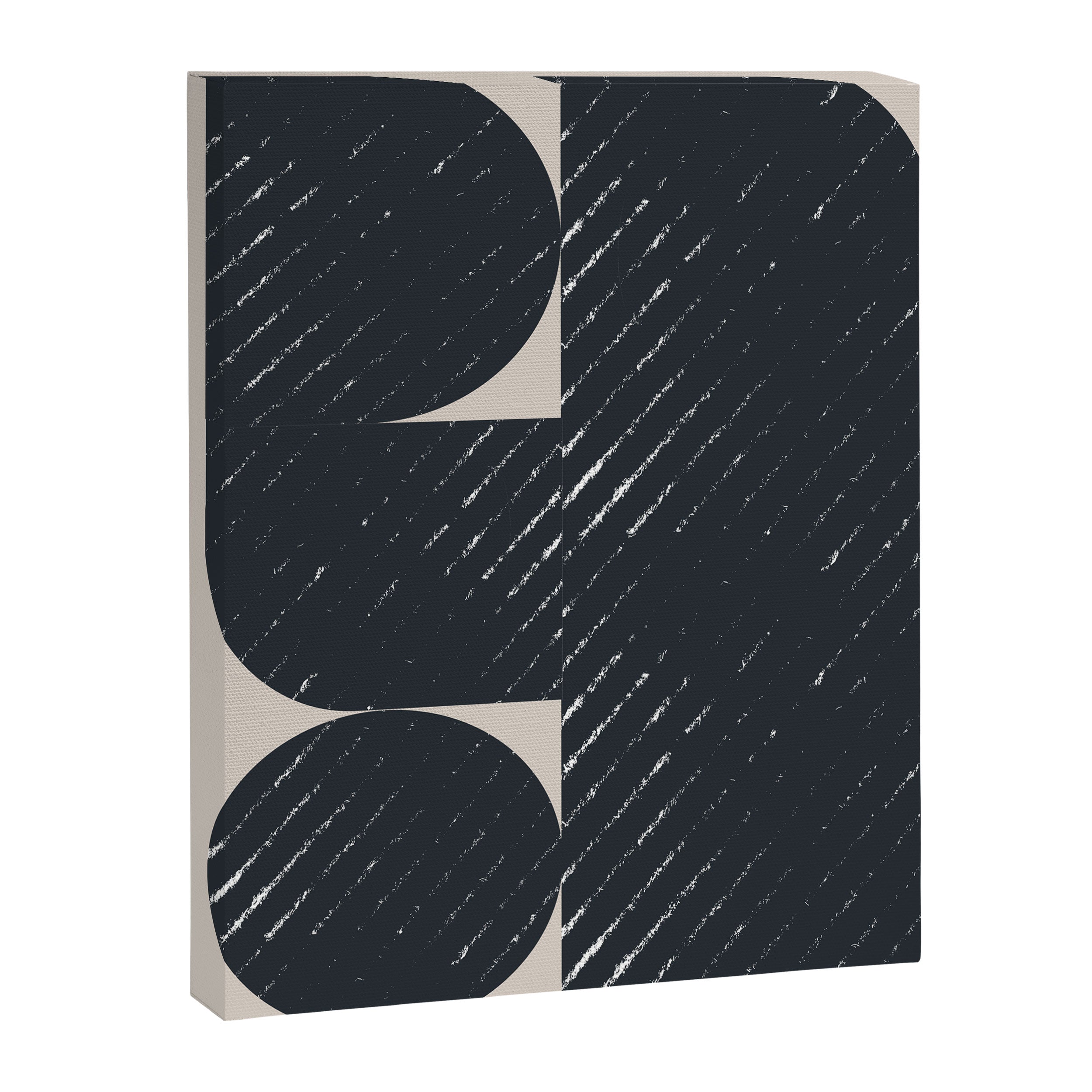 Mid Century Modern Geometric Shape  Canvas Print Gallery Image 6