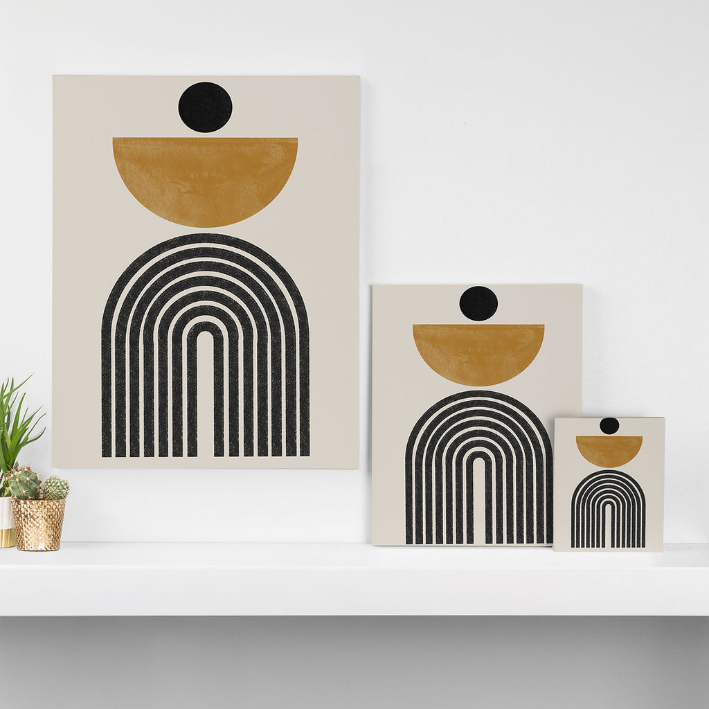 Mid Century Modern Graphic Canvas Print Gallery Image 3
