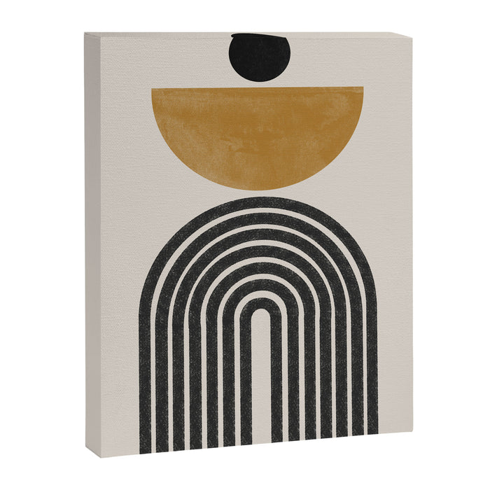 Mid Century Modern Graphic Canvas Print Gallery Image 1