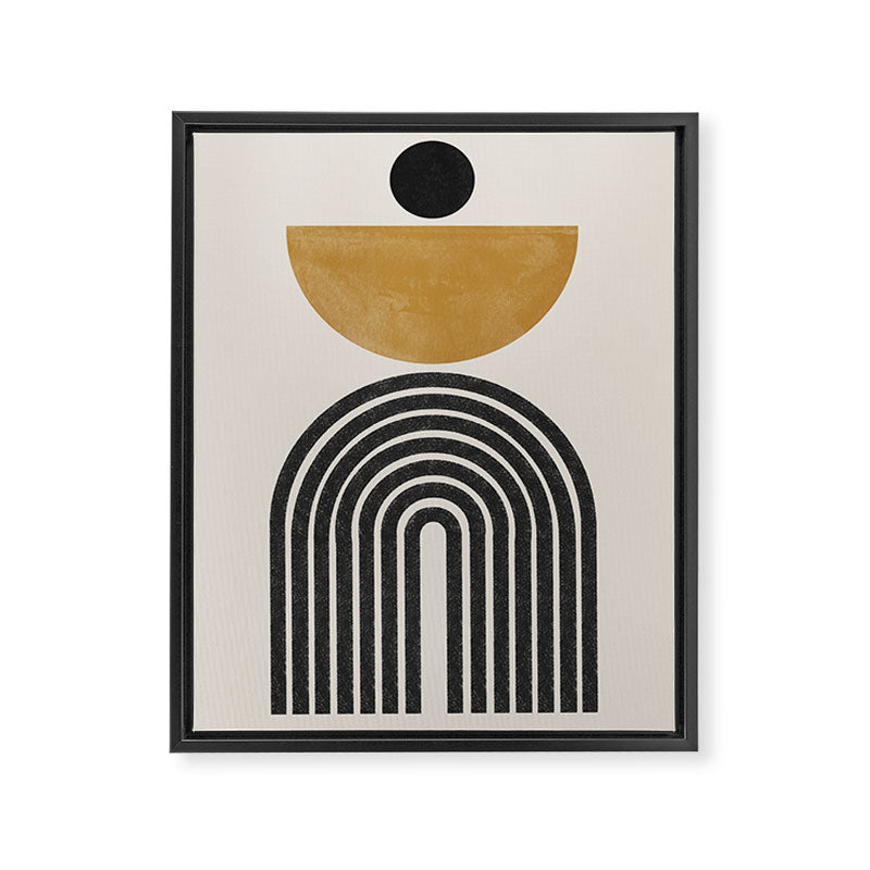 Mid Century Modern Graphic Framed Canvas Print Gallery Image 6