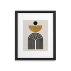 Mid Century Modern Graphic Framed Art Print Gallery Image 5