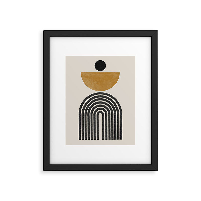 Mid Century Modern Graphic Framed Art Print Gallery Image 5