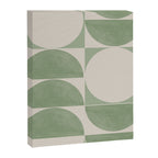 Mid Century Modern Green Geometric Canvas Print Gallery Image 6