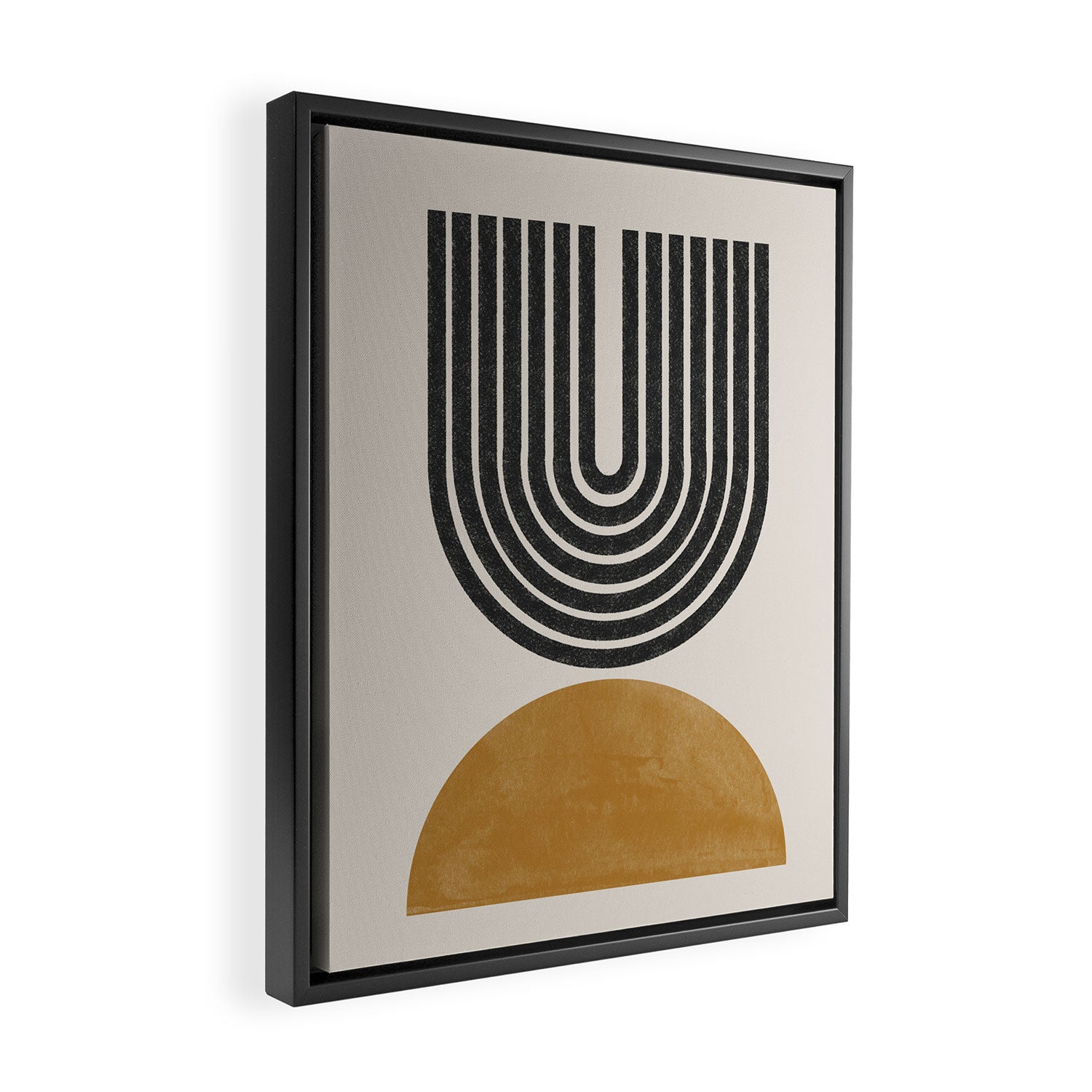 Mid Century Modern Framed Canvas Print Gallery Image 2
