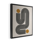 Mid Century Modern Line Framed Canvas Print Gallery Image 2