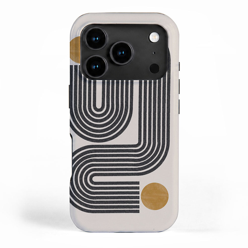 Mid Century Modern Line iPhone Case Gallery Image 1