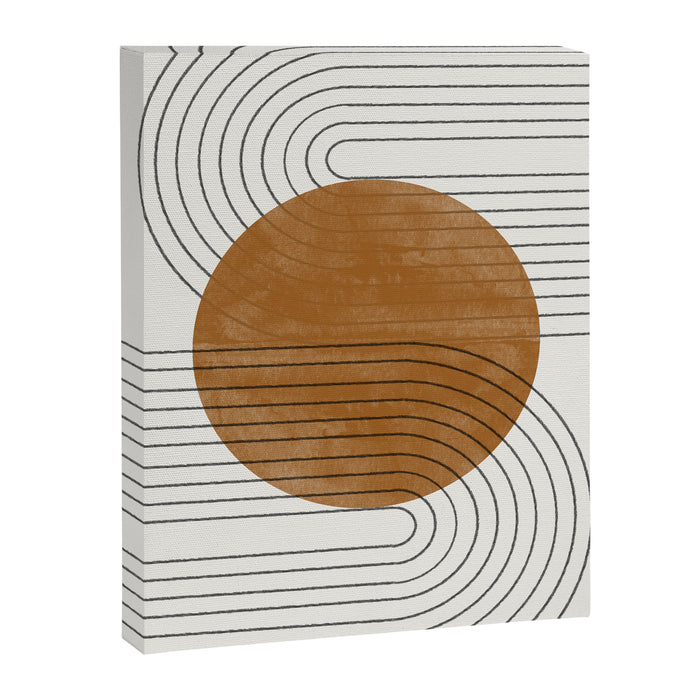 Mid Century Modern Minimalist Balance Canvas Print Gallery Image 1