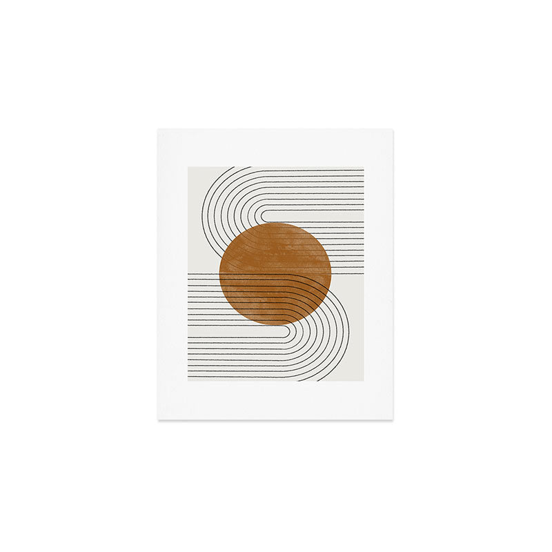 Mid Century Modern Minimalist Balance Art Print Gallery Image 1