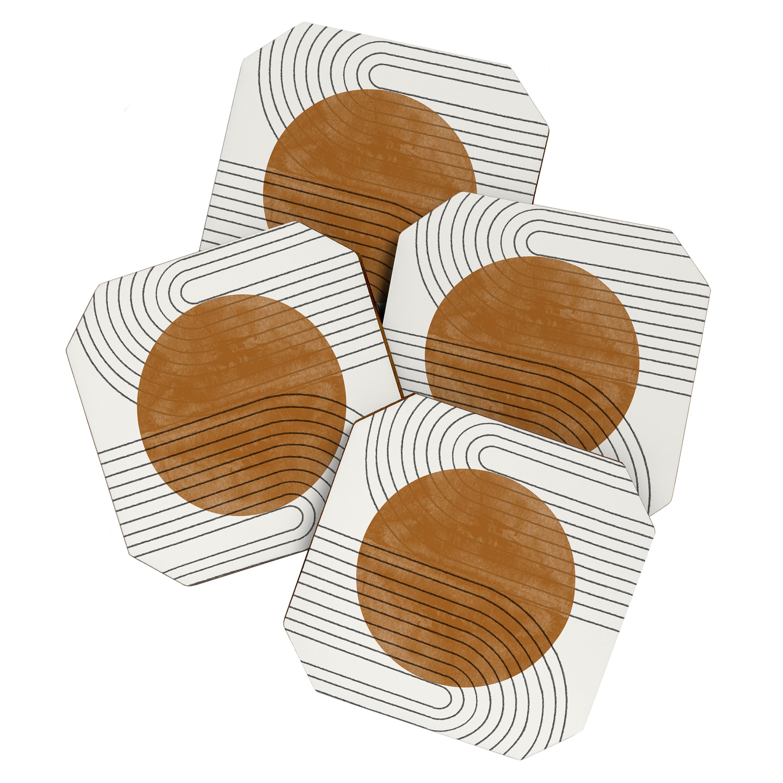 Mid Century Modern Minimalist Balance Coaster Gallery Image 1