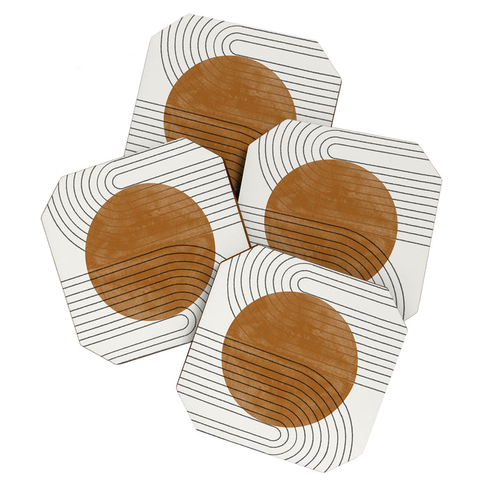 Mid Century Modern Minimalist Balance Coaster Gallery Image 1