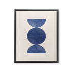 Mid Century Modern Minimalist  Framed Canvas Print Gallery Image 6