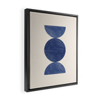 Mid Century Modern Minimalist  Framed Canvas Print Gallery Image 2
