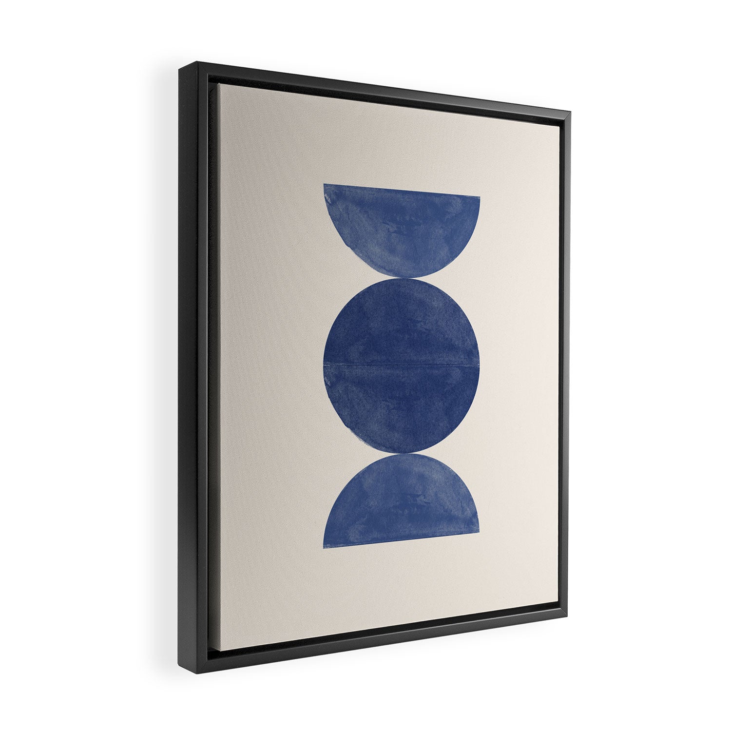 Mid Century Modern Minimalist  Framed Canvas Print Gallery Image 2