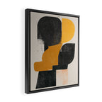 Mid Century Modern Organic Framed Canvas Print Gallery Image 2