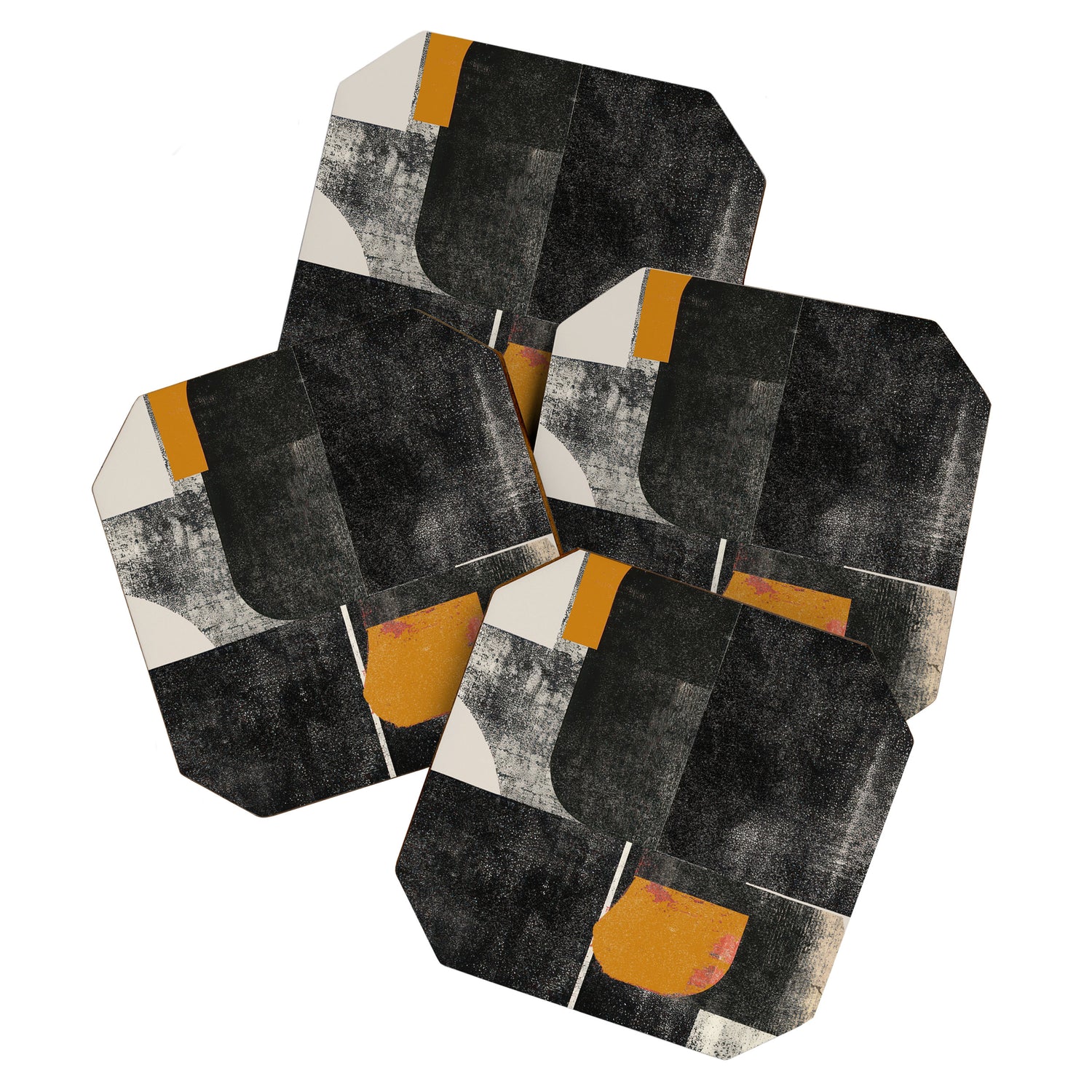 Mid Century Modern Shapes Coaster Gallery Image 1