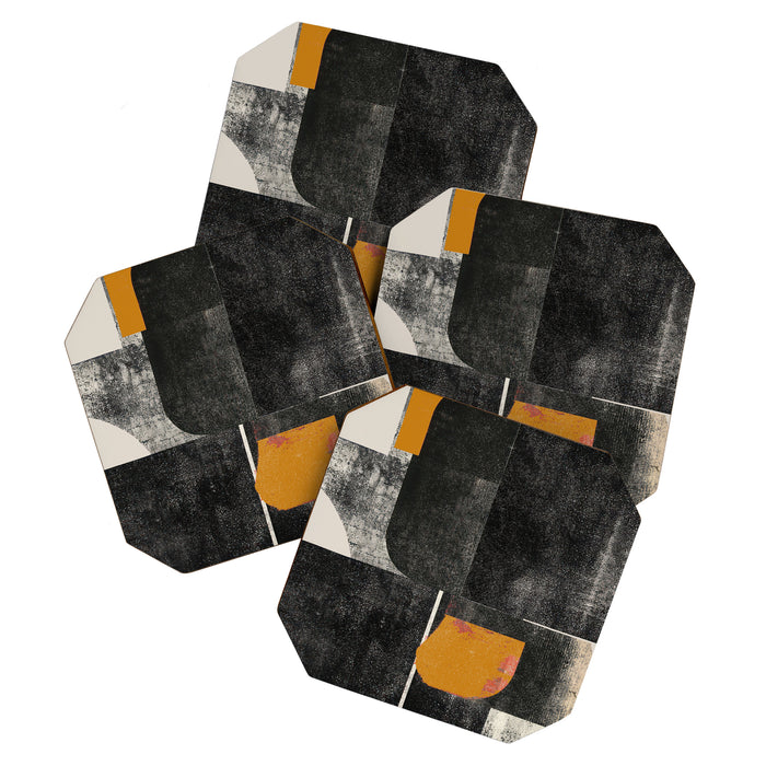Mid Century Modern Shapes Coaster Gallery Image 1