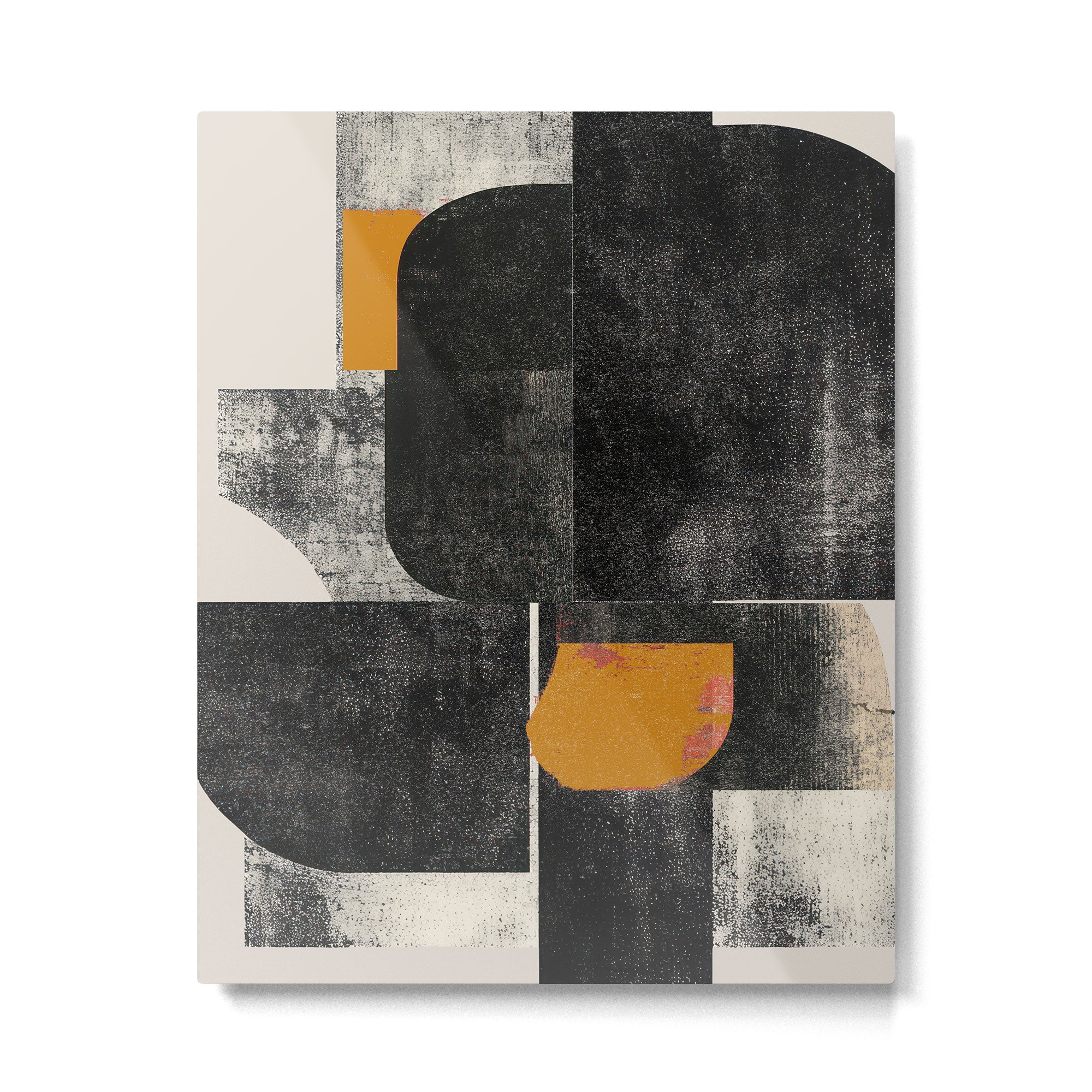Mid Century Modern Shapes Metal Print Gallery Image 4