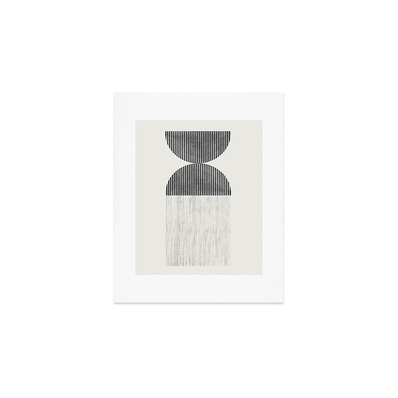 Mid Century Paper Graphic_01 Art Print Gallery Image 1