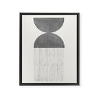 Mid Century Paper Graphic_01 Framed Canvas Print Gallery Image 6