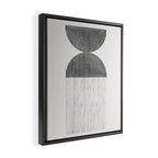 Mid Century Paper Graphic_01 Framed Canvas Print Gallery Image 2