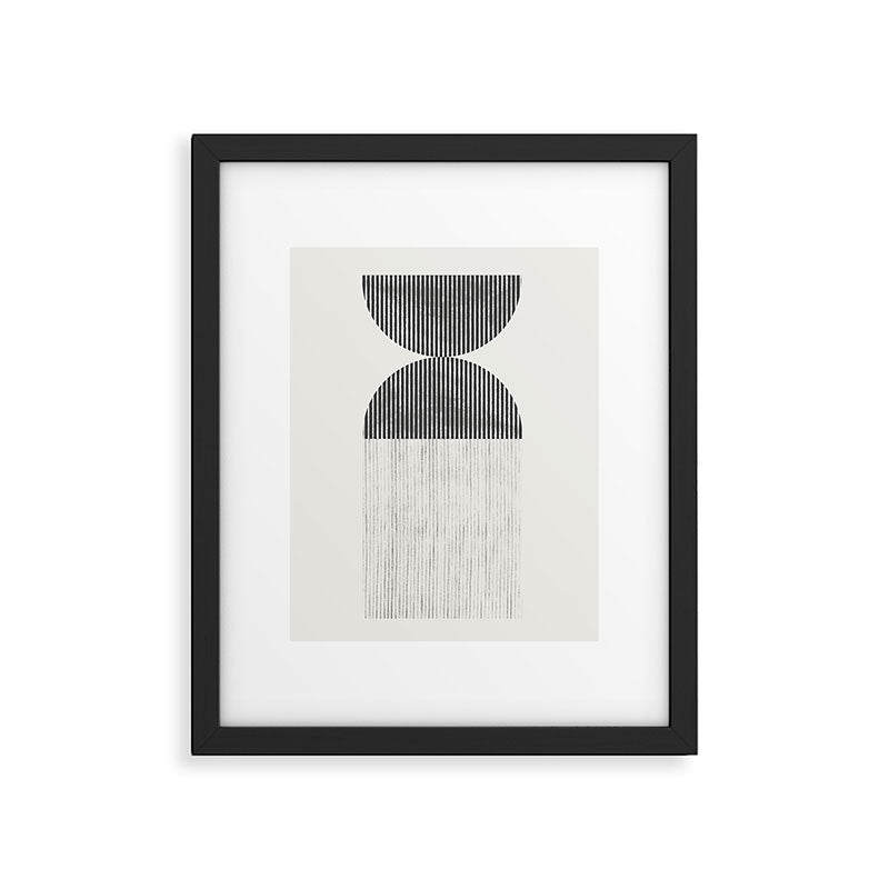 Mid Century Paper Graphic_01 Framed Art Print Gallery Image 5