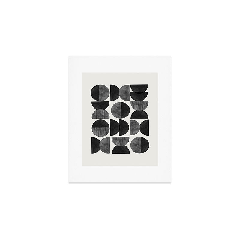 Mid Century, Retro Geometric Art Art Print Gallery Image 1