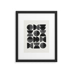 Mid Century, Retro Geometric Art Framed Art Print Gallery Image 5