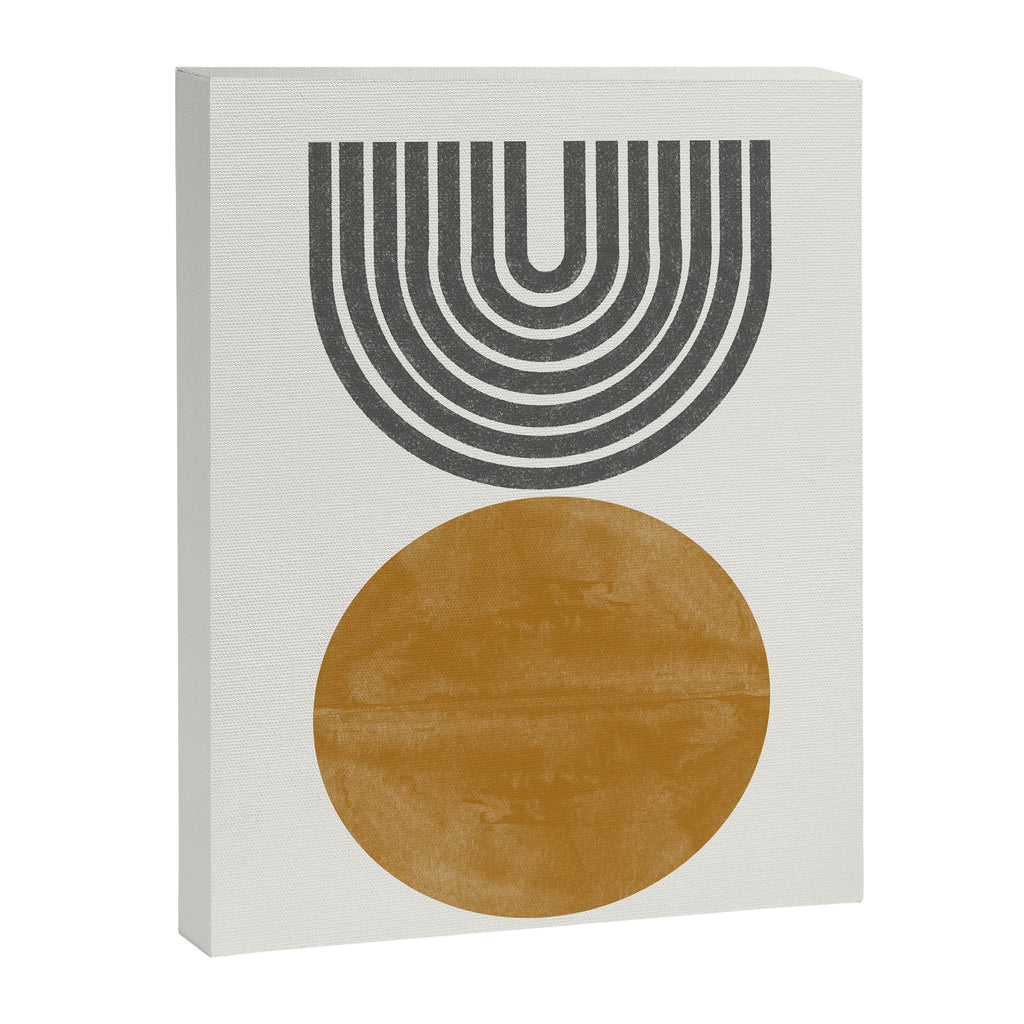 Mid Century Sun Rainbow Canvas Print Gallery Image 6