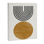 Mid Century Sun Rainbow Canvas Print Gallery Image 6
