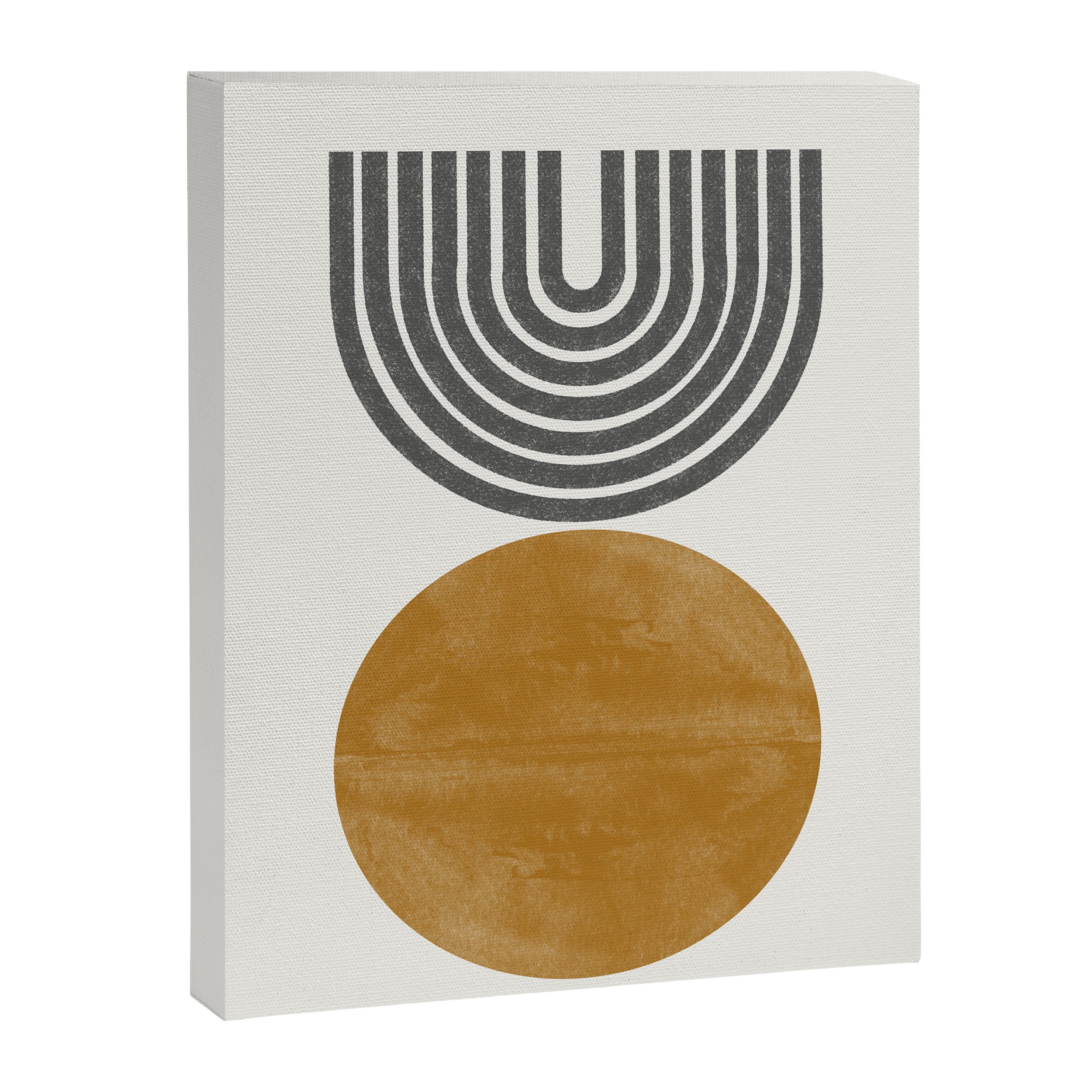 Mid Century Sun Rainbow Canvas Print Gallery Image 6