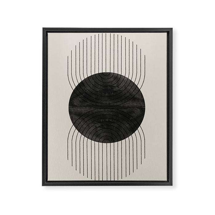 Midcentury Modern Decor Framed Canvas Print Gallery Image 1