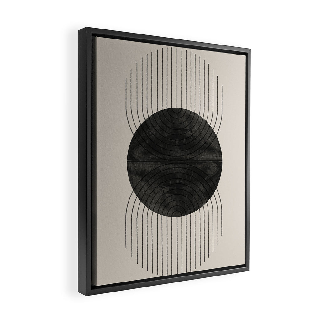 Midcentury Modern Decor Framed Canvas Print Gallery Image 2