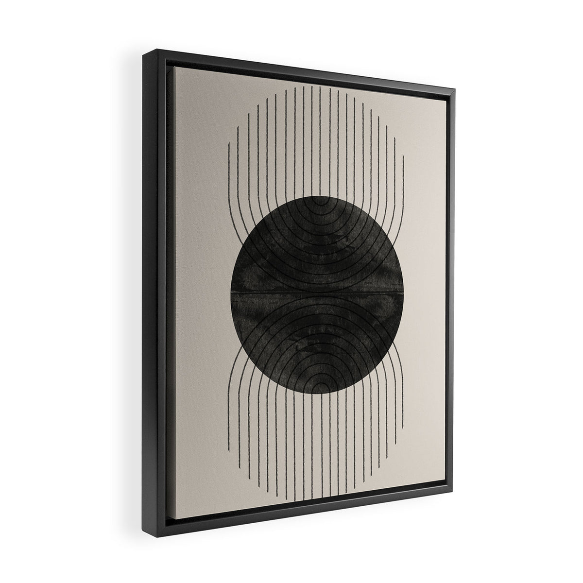 Midcentury Modern Decor Framed Canvas Print Gallery Image 2