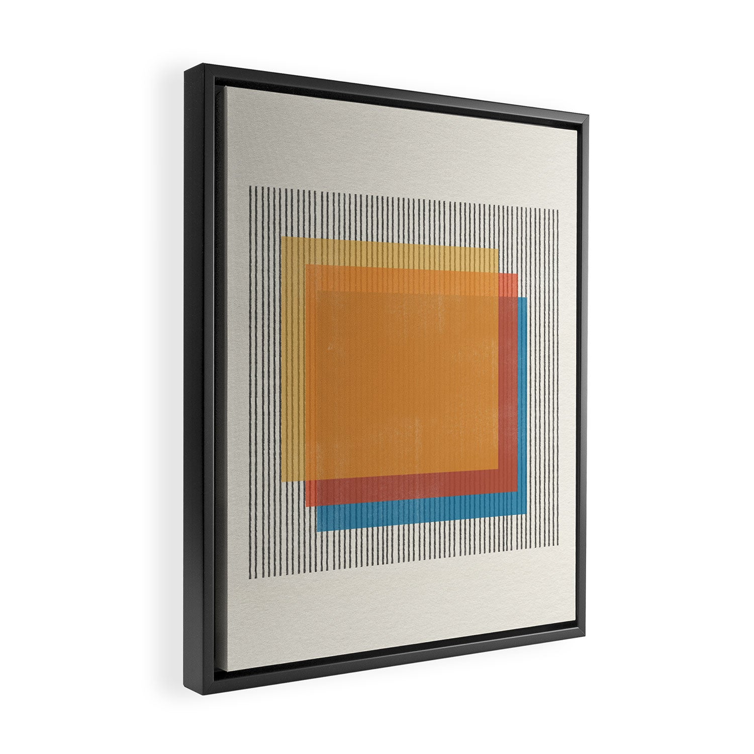 Midcentury Modern Object 01 Framed Canvas Print Gallery Image 2