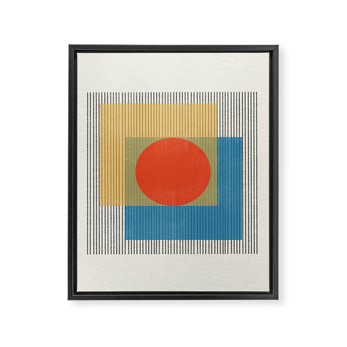 Midcentury Modern Object 03 Framed Canvas Print Gallery Image 1